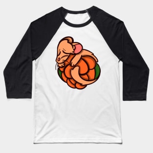 Mink sleeping on a cloudberry Baseball T-Shirt